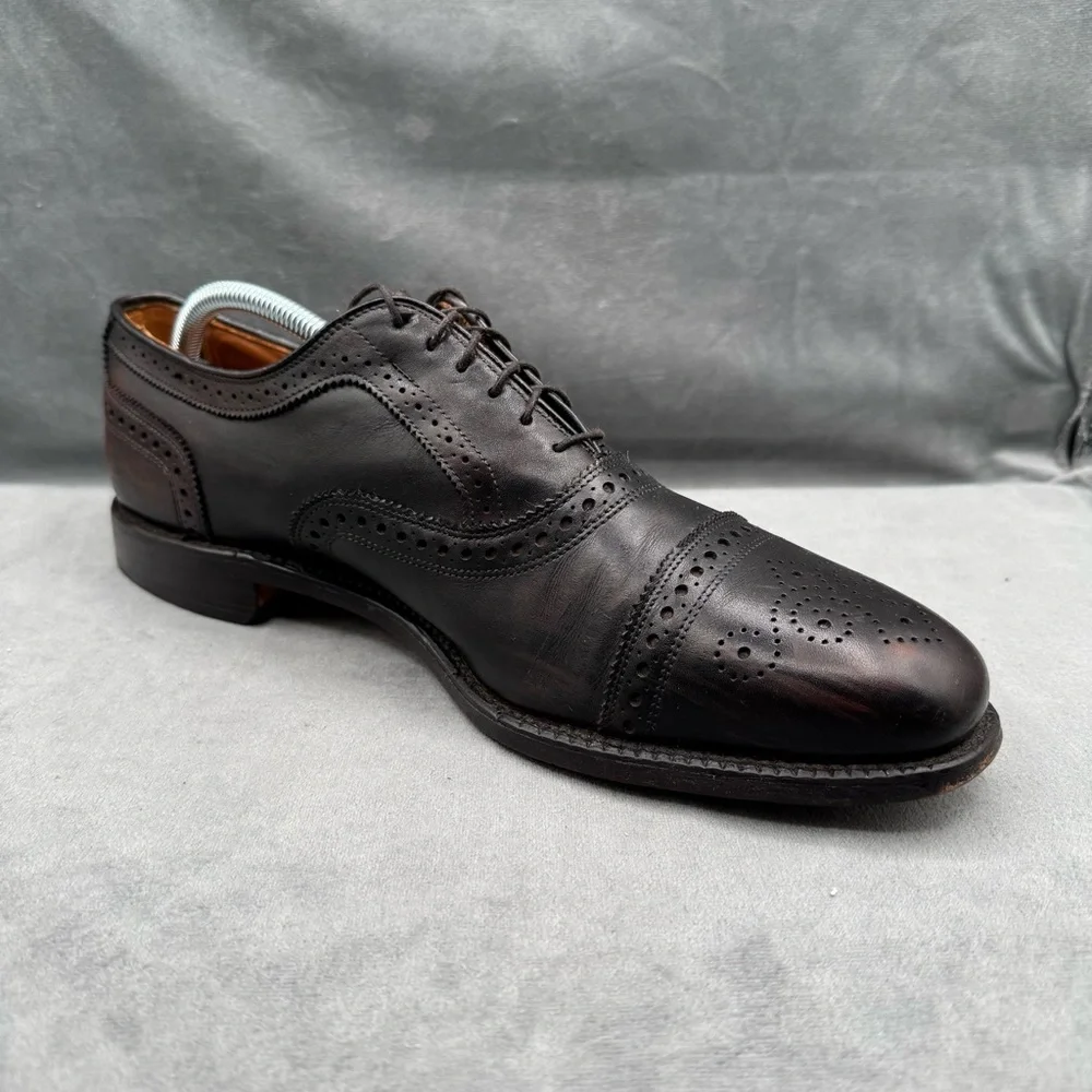 Allen Edmonds Rutland Men’s 11.5 (Narrow)‎ Dark Brown Walnut Wingtip Dress Shoes